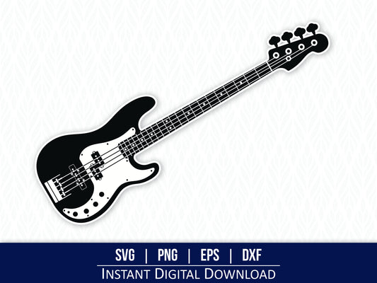 Bass Guitar SVG