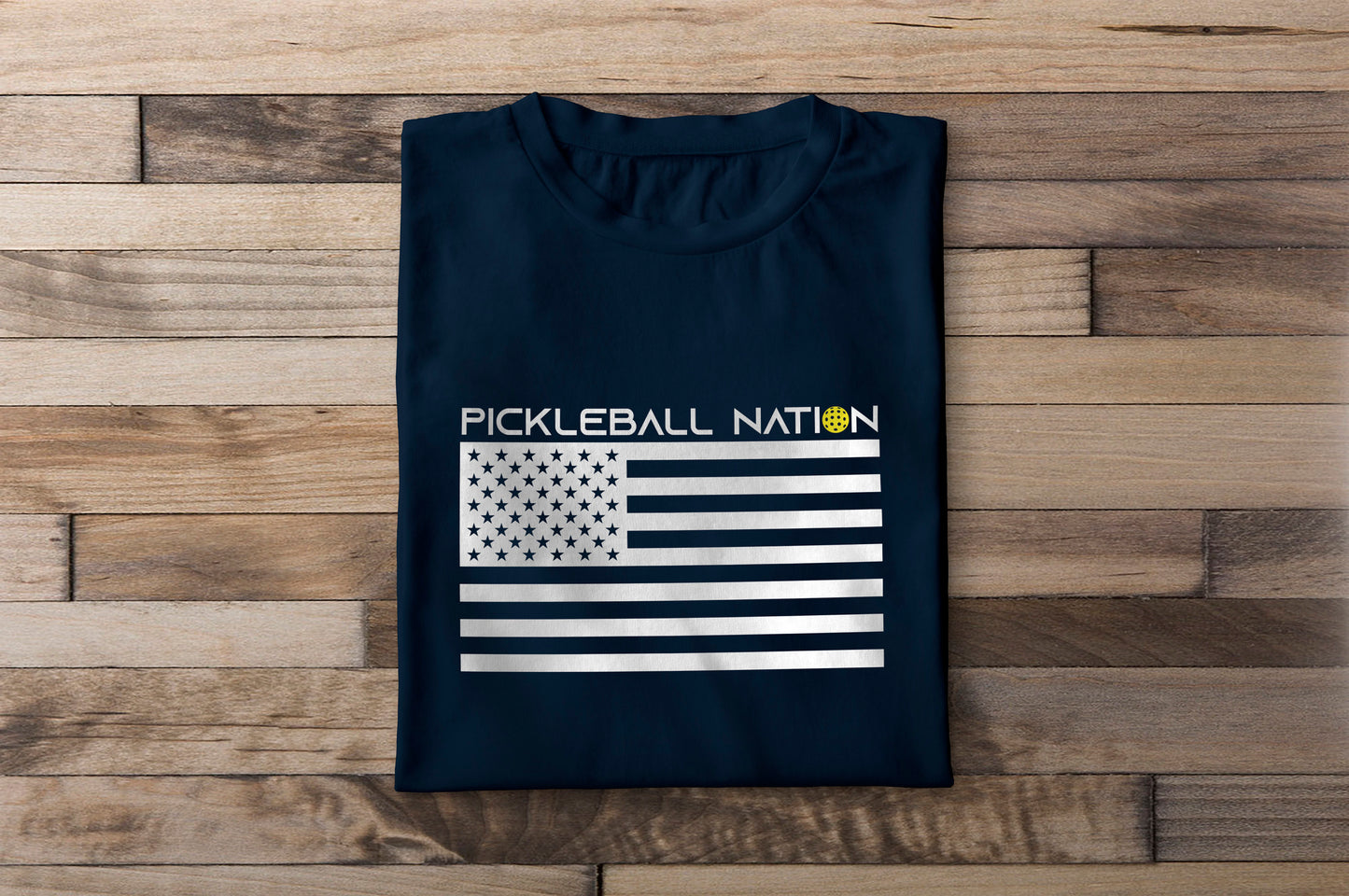 Pickleball US Flag SVG