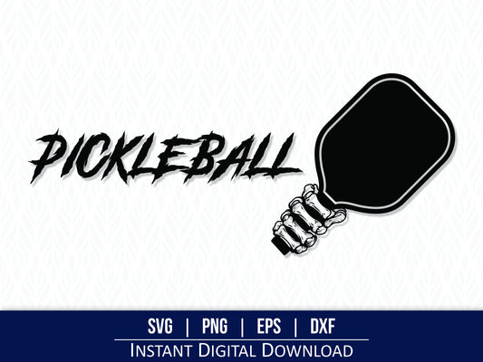 Pickleball Skeleton SVG