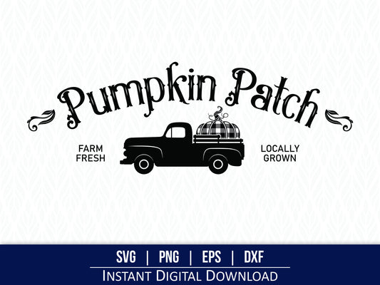 Pumpkin Patch Sign SVG