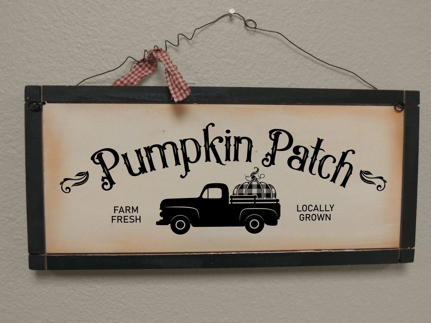 Pumpkin Patch Sign SVG