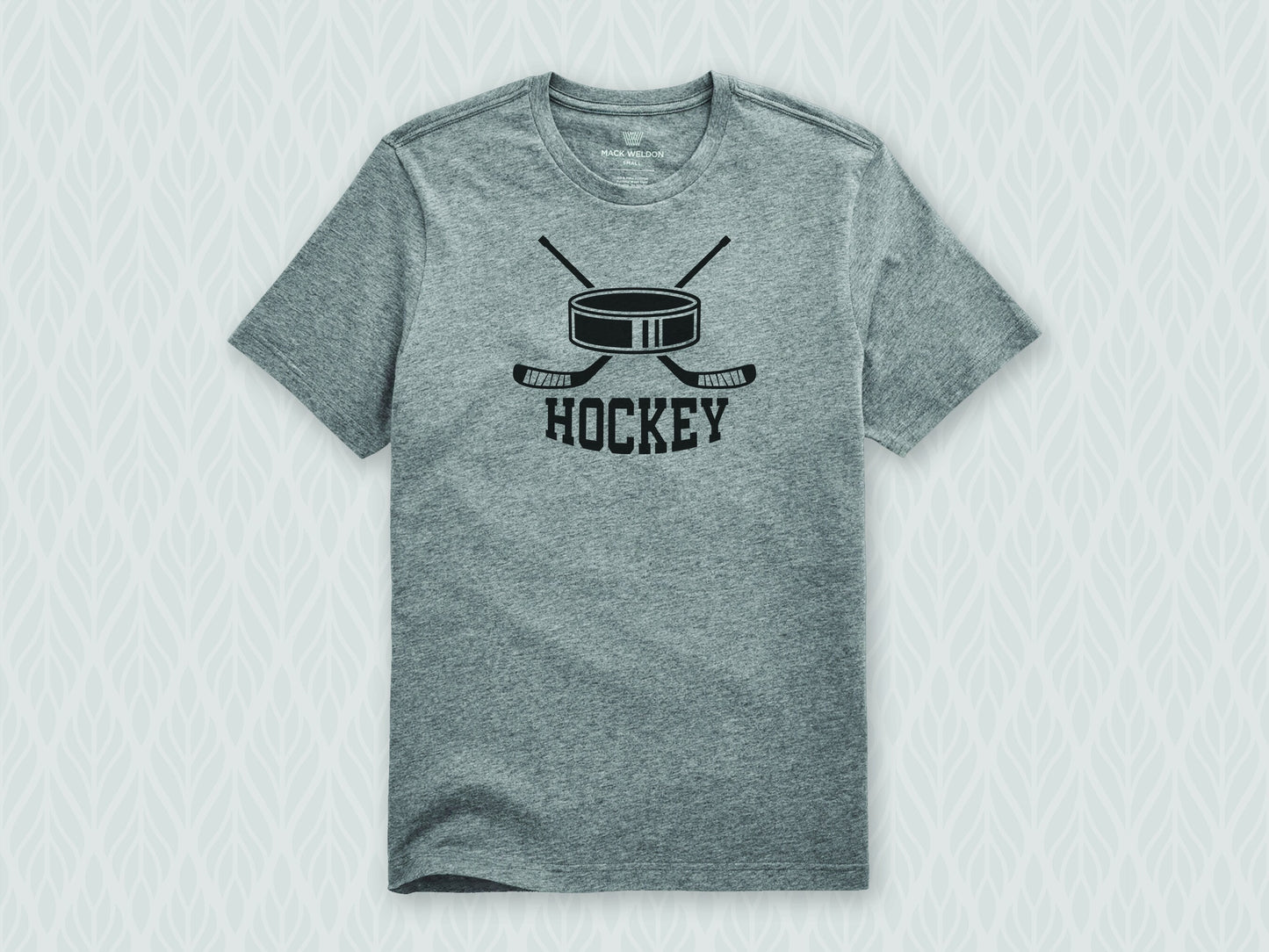 Hockey Stick and Puck Logo SVG