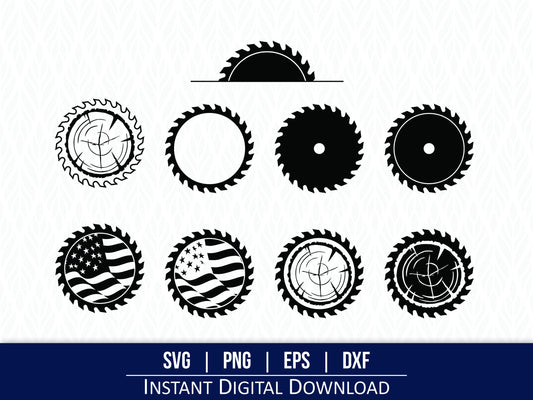 Saw Blade SVG Bundle