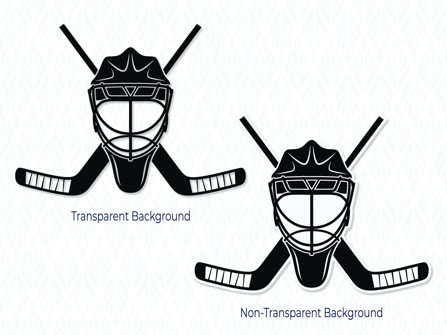 Hockey Goalie mask SVG