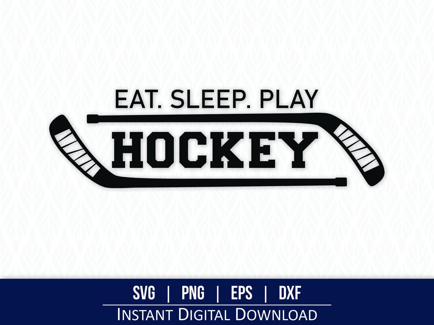 Eat Sleep Play Hockey SVG