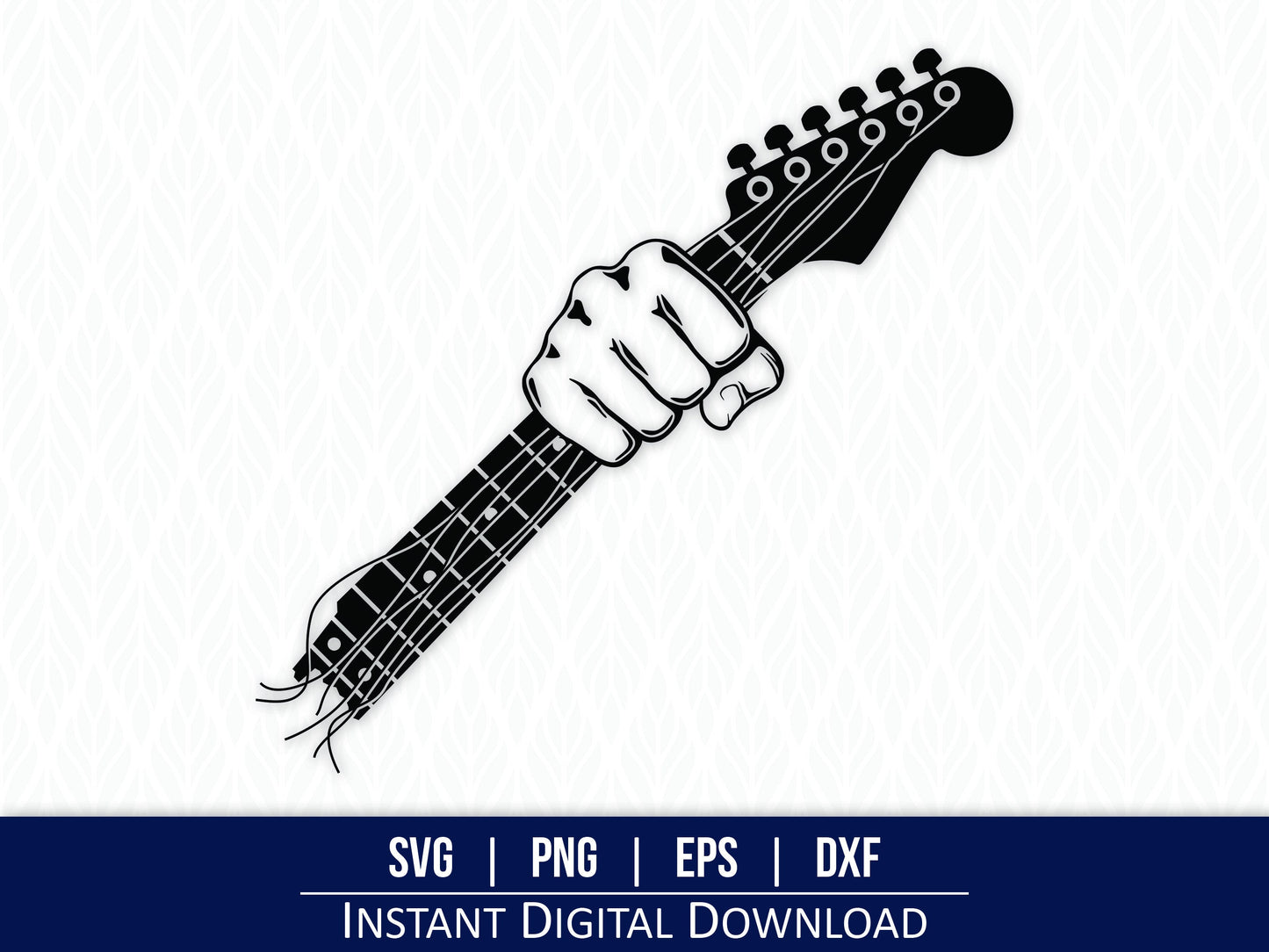 Rock and Roll Guitar SVG