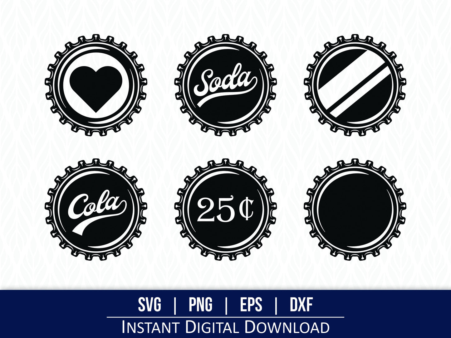 Bottle Cap SVG Bundle