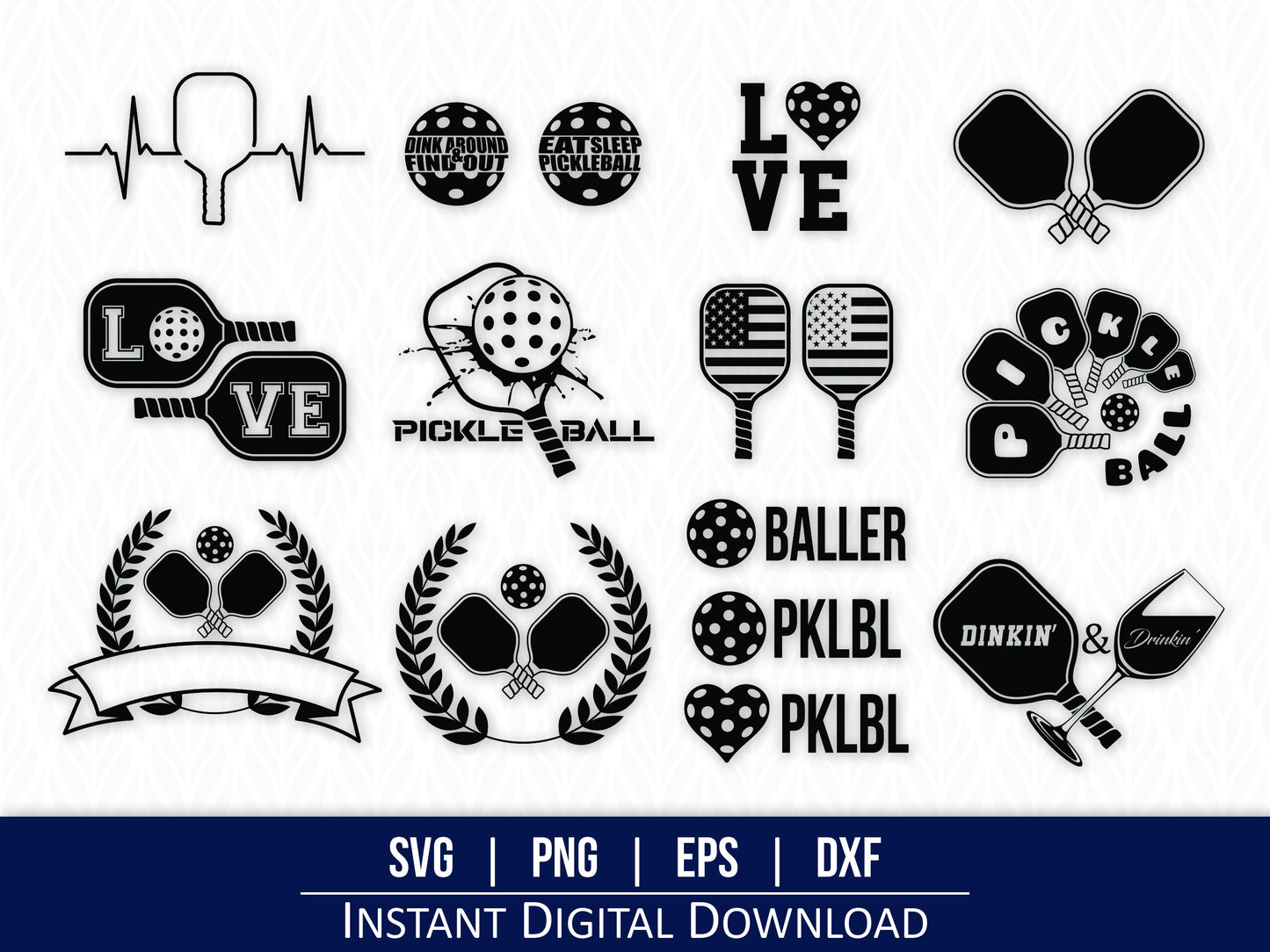 Pickleball SVG Bundle