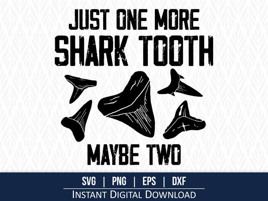 Shark Tooth Hunter SVG