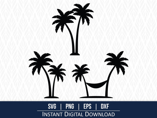 Tropical Palm Tree SVG Bundle