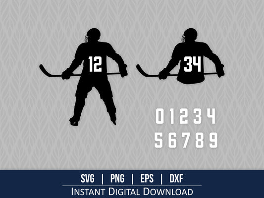 Hockey Player Jersey SVG