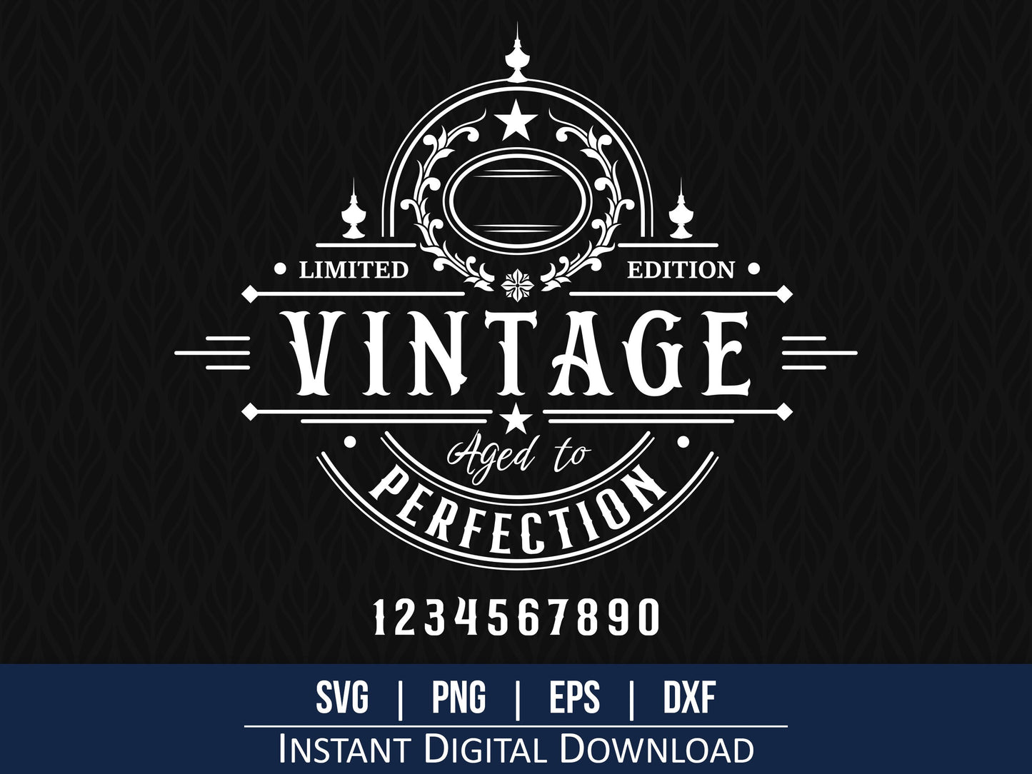 Birthday Aged to Perfection SVG