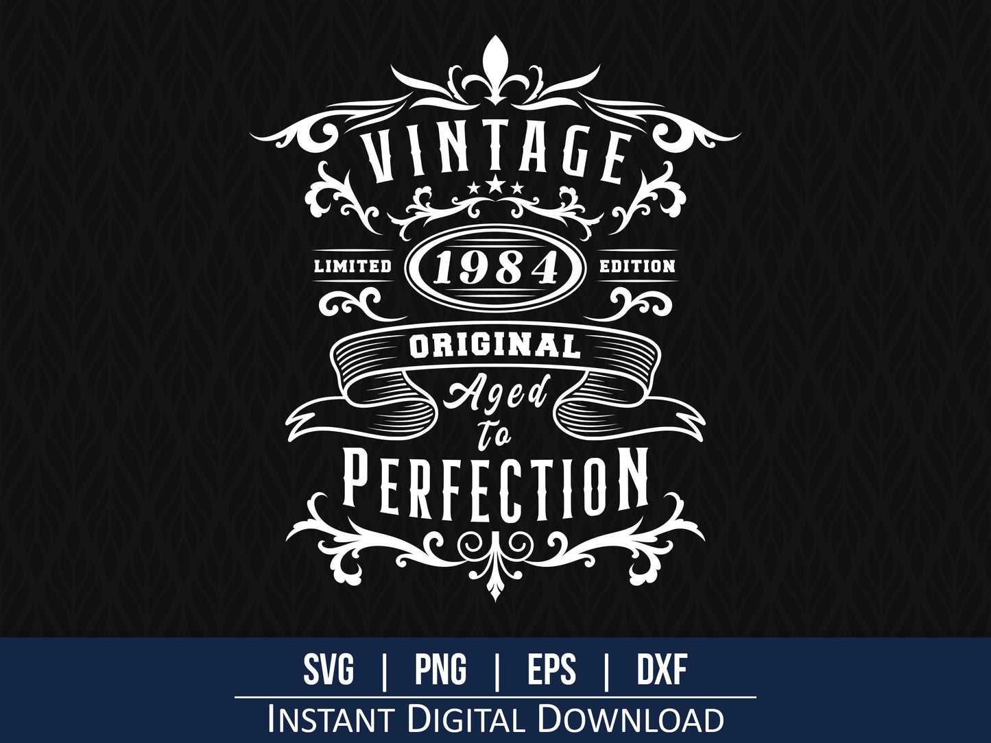 Birthday Vintage SVG