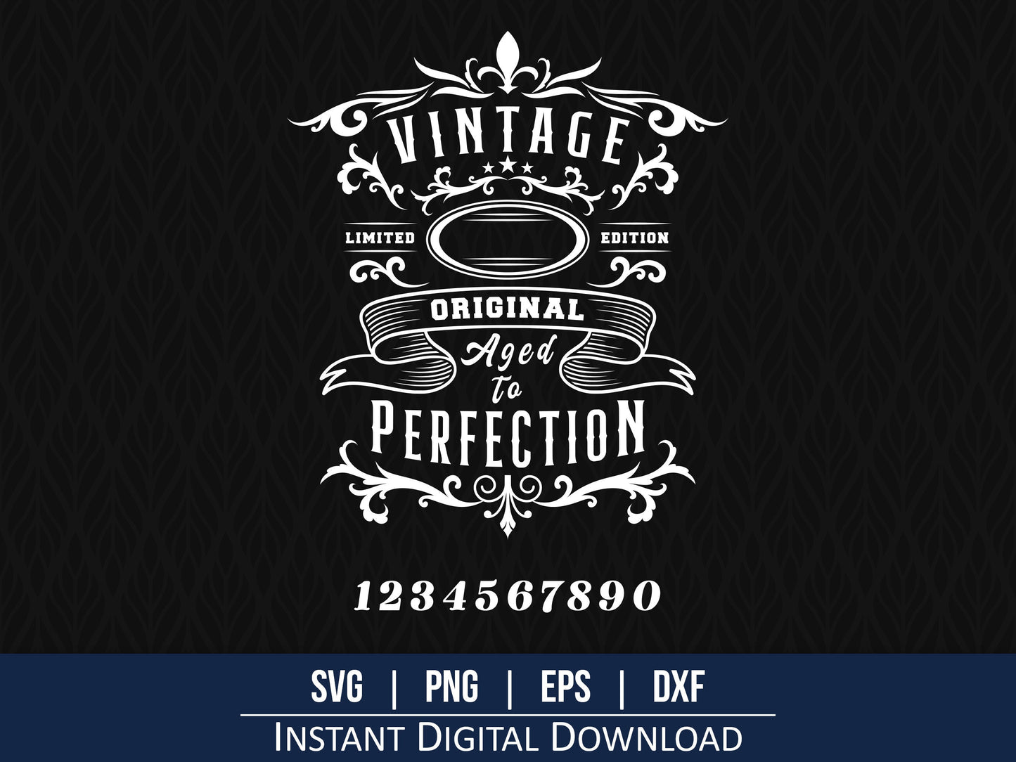 Birthday Vintage SVG