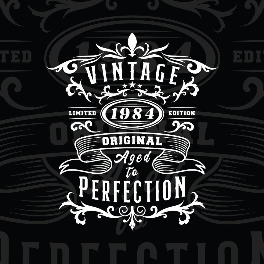 Birthday Vintage SVG